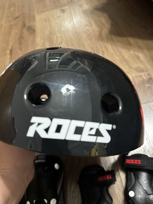 Комплект защиты Roces + шлем, 6–10 лет