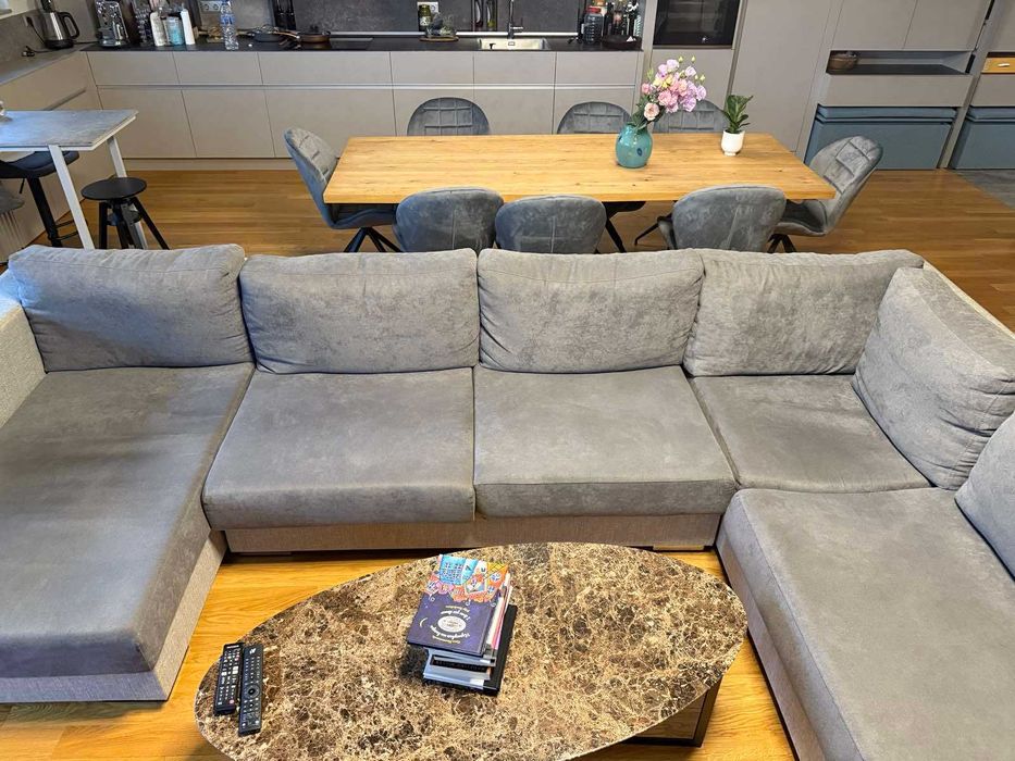 П образен диван + задна табуретка