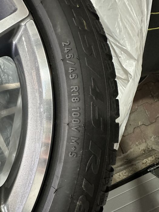 Set 4 Jante/Roti Mercedes AMG pentru C/E/V class 18 inch