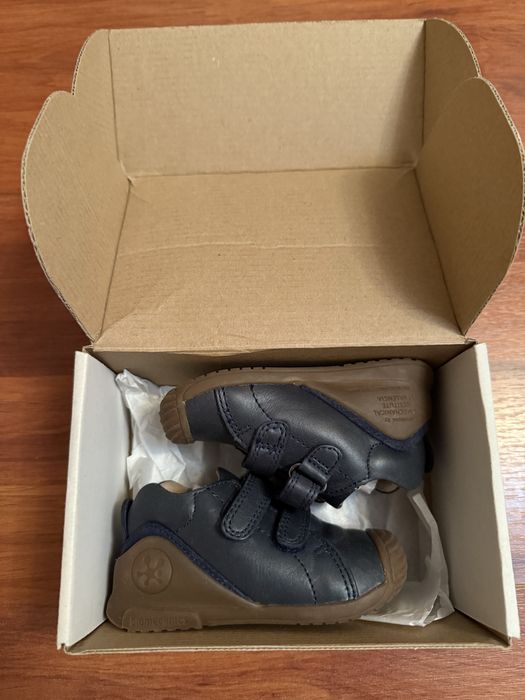 Pantofi Biomecanics (Măr. 21) Primii Pași, piele - NOI, în cutie