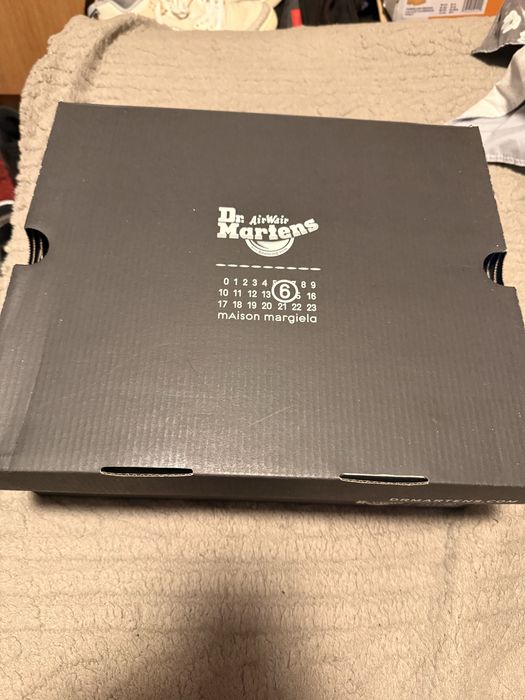 MM6 x Dr. Martens White Boots