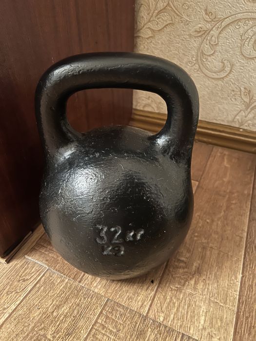 Гиря 32 кг Гантели Штанга 30 кг