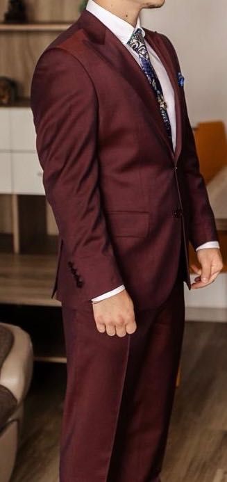 Costum Christian Tailor 100% lână, facut la comanda, ca nou!