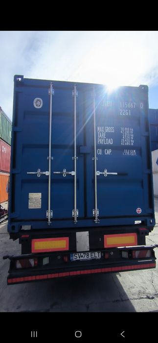 OFERTA !!! Container maritim 20 FT (6mtr x 2.4 latime x 2.6 h)– aproape nou – fabricație 12/2025