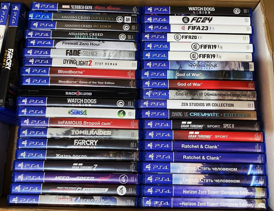 Диски на Ps4, Ps5 с лицензия!