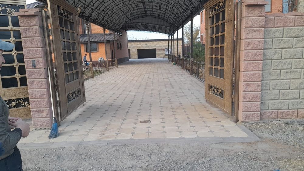 Укладка брусчатки