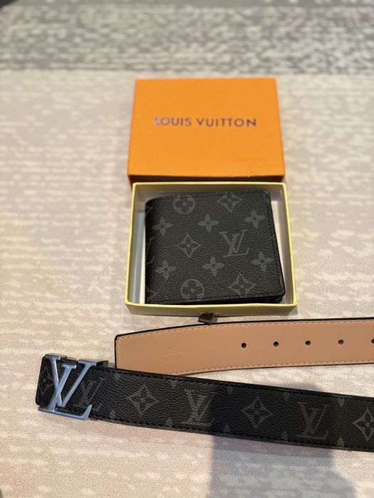 Louis vuitton комплект колан и портфейл
