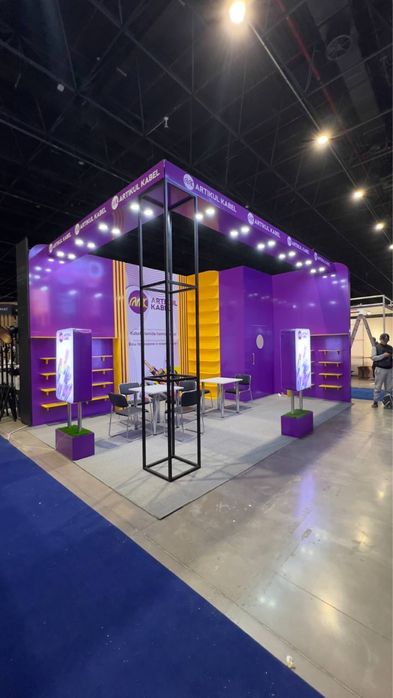 Выставочный стенд, стенд, декорации, декоративные фигуры