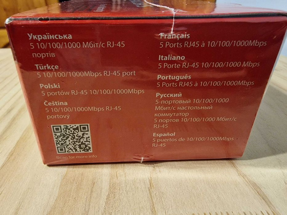 Switch Mercusys 10/100/1000 Mbps 5 ports MS105G Garantie Emag 20/11/26