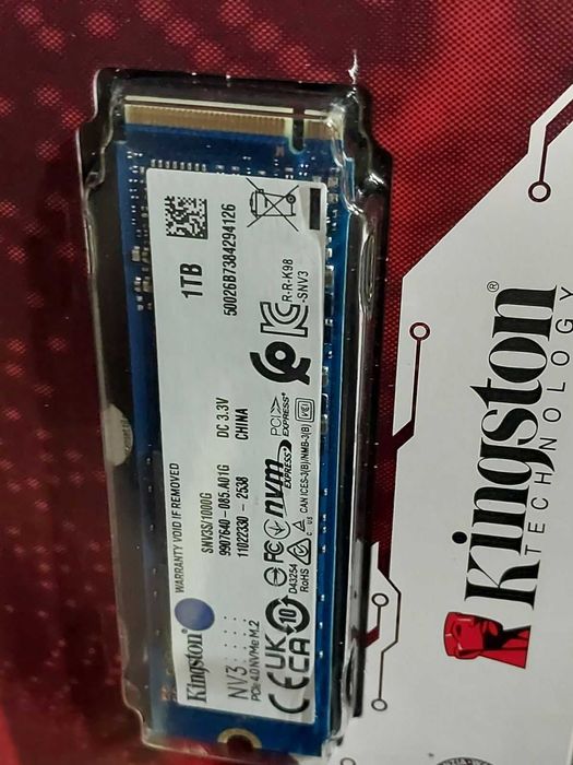 1TB M.2 NVMe Kingston NV3 (Нов с гаранция)