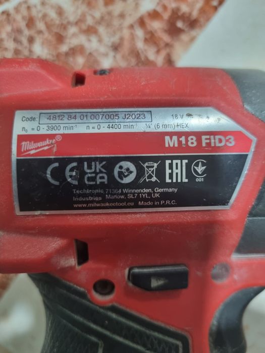 Milwakee fid 3 impact