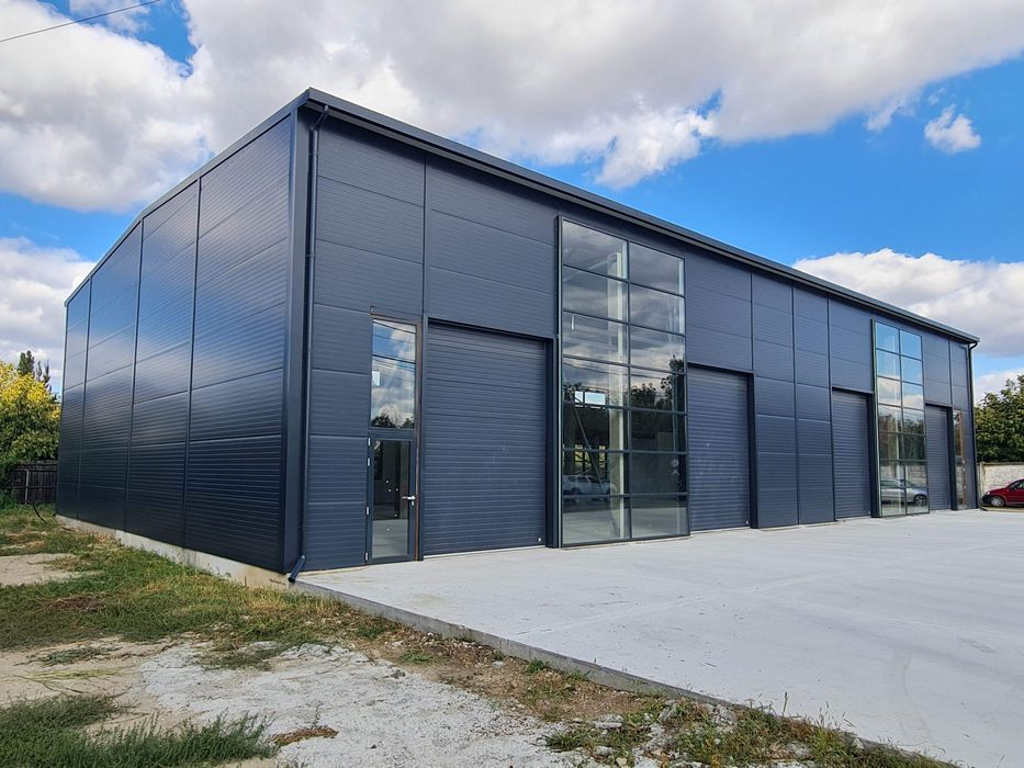 Vand hala metalica 10x20 cu panouri sandwich conform proiec