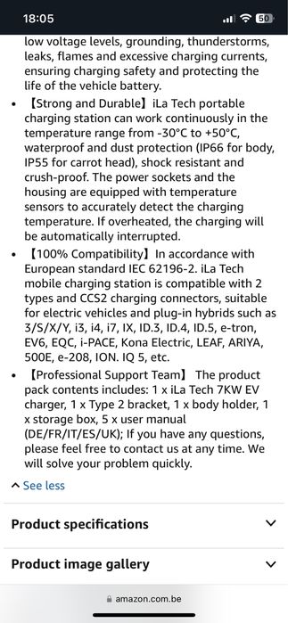 Stație încărcat mașini electrice monofazica 7kw