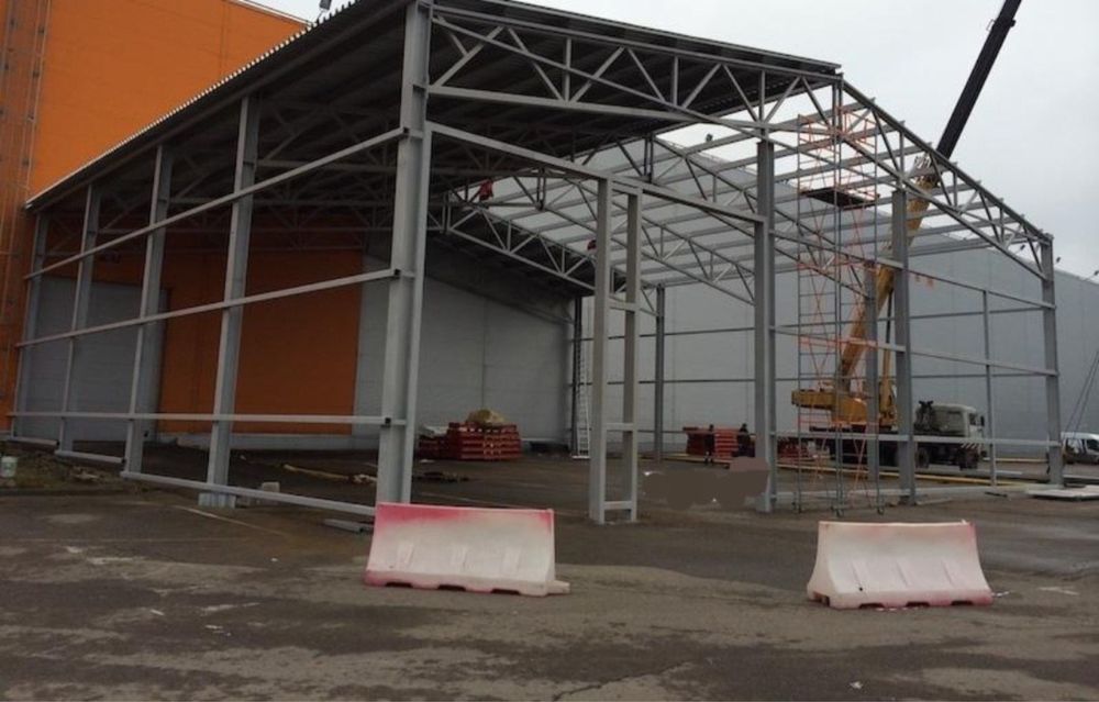 Монтаж металлоконструкцияи сендвич. Metall va sendvich montaj.