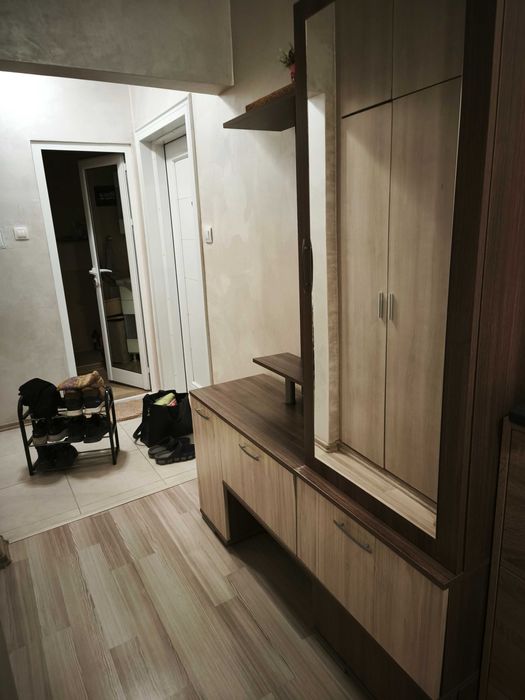 Портманто астра с кафяво