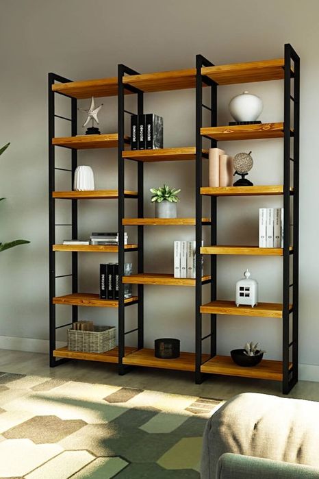 Loft stelajlar  polkalar лофт стелажи  и полки этажирки