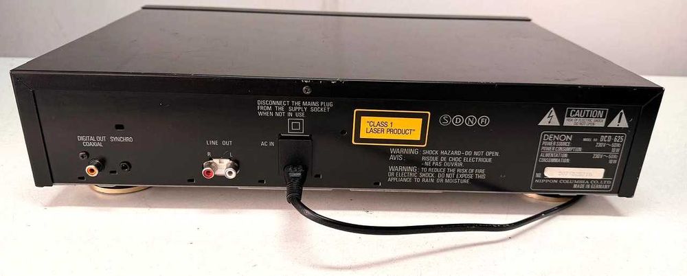 CD Player Denon DCD-625 – 20 Bit ASLC – Iesire Coaxiala – Made in Germany