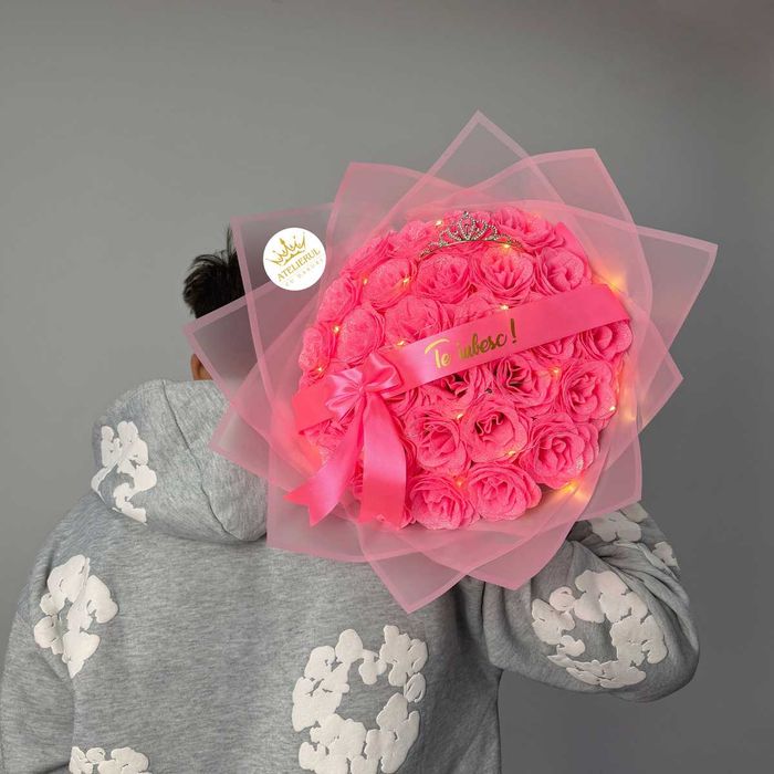 Buchete trandafiri din sapun | Pret Mic | Livrare oriunde