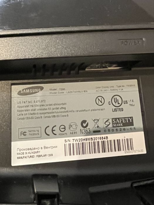 Монитор Samsung, 20”