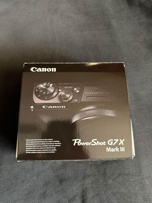 Canon PowerShot G7 X Mark III – Black – Разопакована