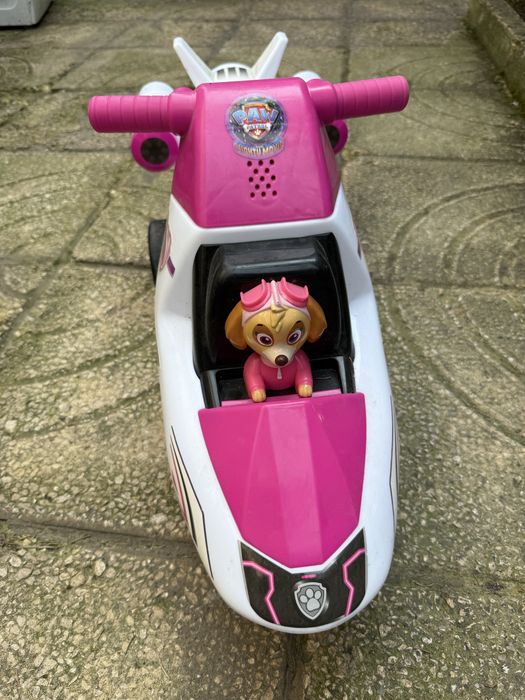 Paw Patrol Кола за бутане с крачета Хеликоптера на Скай Пес Патрул