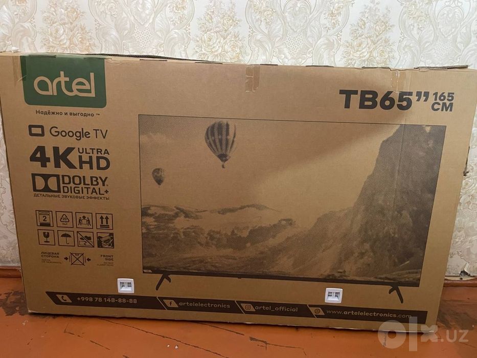 Продаётся Телевизор ARTEL A65PUCH010 — 65" 4K Ultra HD Google TV