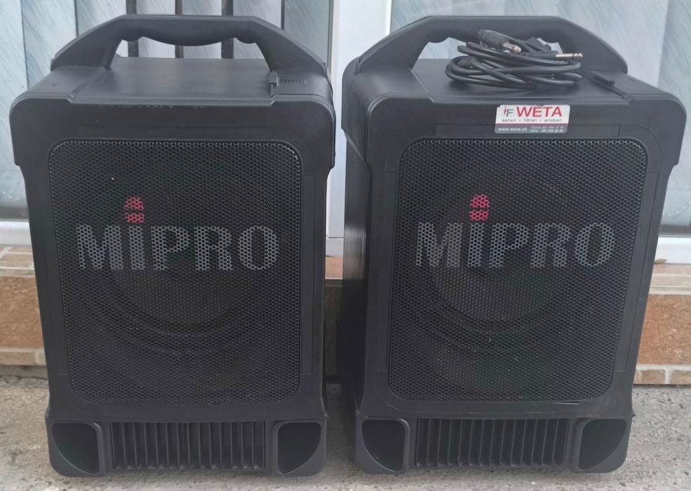 MIPRO MA-707E,Активна колона с втора пасивна,комплект