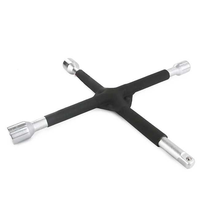 Ключ за джанти кръстачка PA974 17 19 21 мм + 15.5 мм – Кръстат ключ за гуми автомобил кола бус