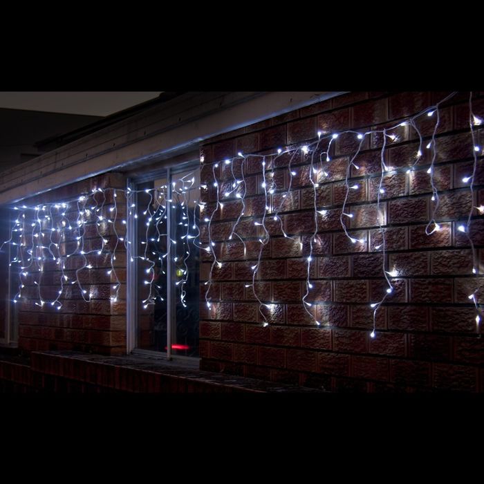 12метра Висящи Коледни Лампи Завеса