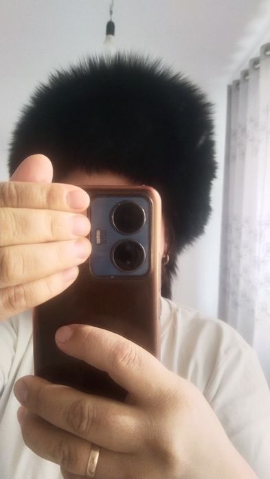 Норка шапка бир -еки рет киылген