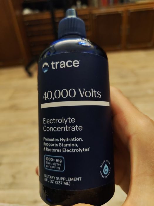 Электролиты Trace Minerals 40,000 Volts, концентрат 237 мл