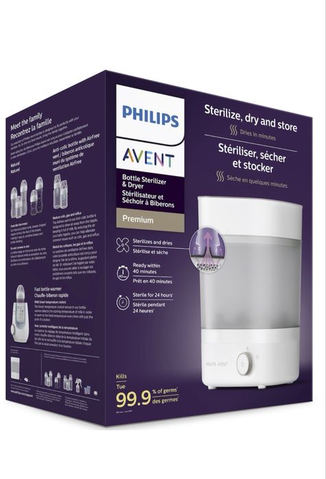 Sterilizator electric si uscator de biberoane Philips Avent Premium SCF293/00