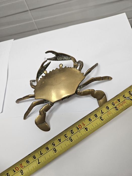 Scrumiera de bronz , crab !