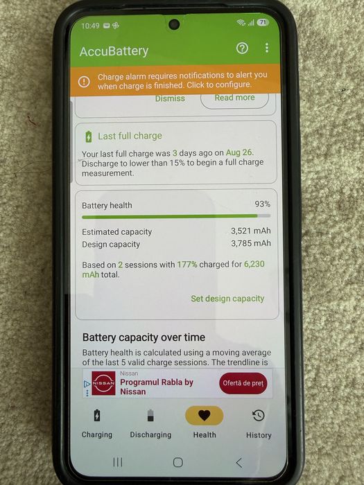 Samsung Galaxy S23 256GB Phantom Black – Stare Excelentă, Baterie 93%