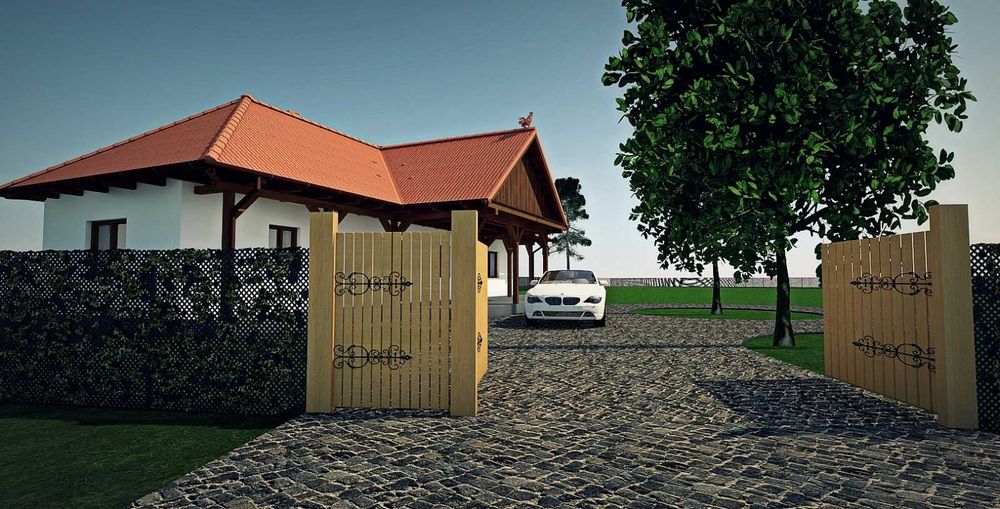 Casa individuala 80mp suprafata utila, teren 2900mp