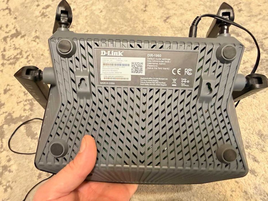 Router Wireless D-Link DIR-1960 EXO, Dual-Band, AC Wave 2, MU-MIMO