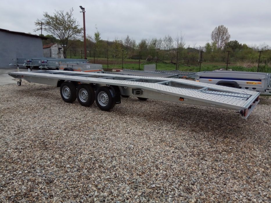 Platforma transport 2 masini, 8.5 m, 3500 kg, Noua, OFERTA!