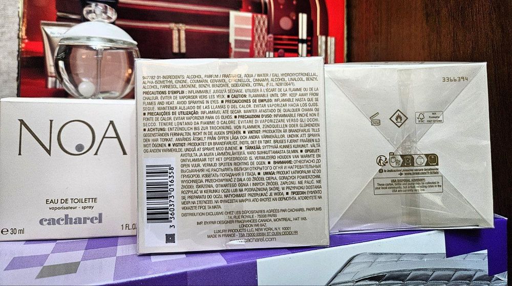 В наличии Cacharel шикарный NOA 100ml.