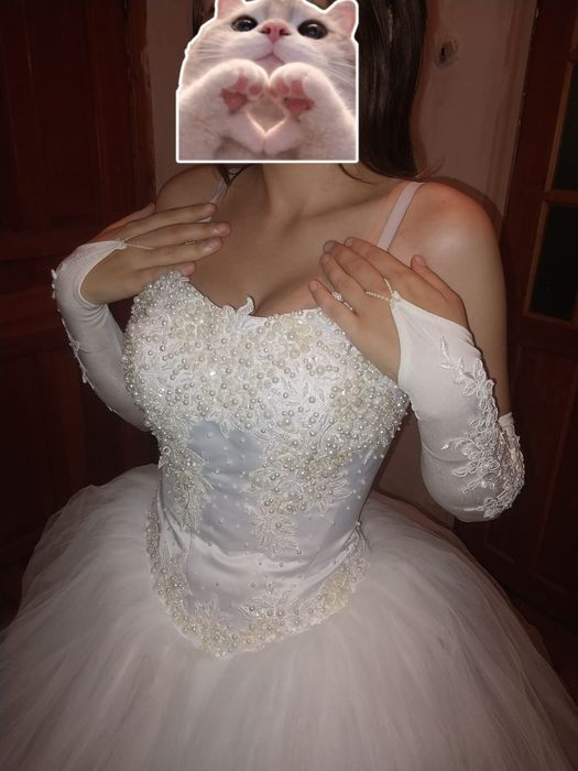 Продам свадебное платье .