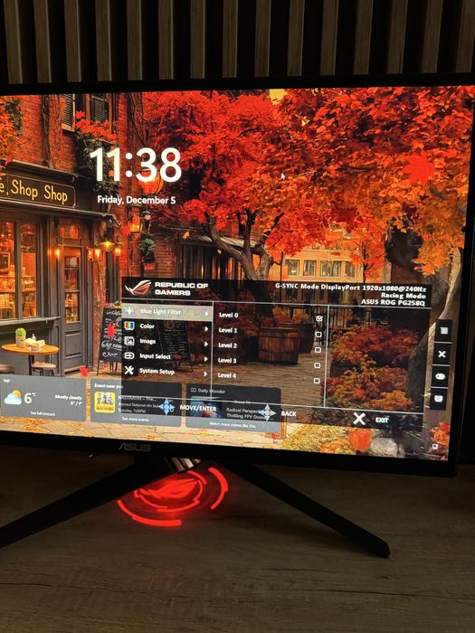 Monitor LED ASUS Gaming ROG PG258Q 240Hz G-Sync