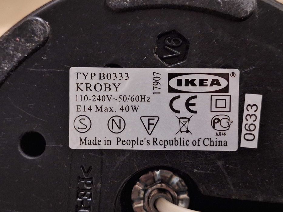 Lampa IKEA Kroby