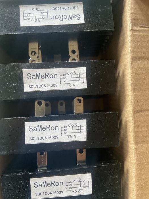 Трехфазный диодный мост sql 100a 1600v