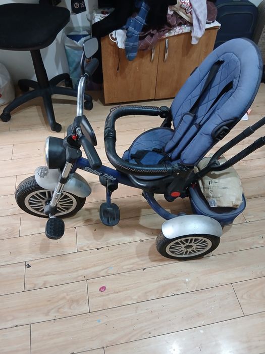 Tricicletă copii stare bună 4 în 1