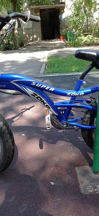 Велосипед SUPER ZOKO фетбайк рюкзак.