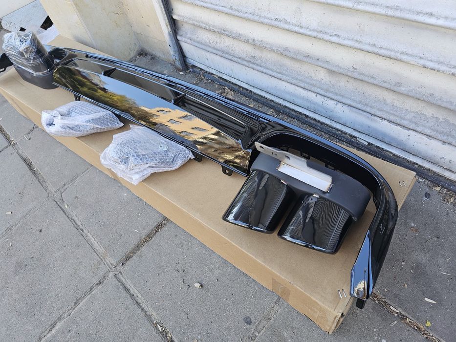 S6 C8 S7 4K8 дифузьор с накрайници Audi S6 S7