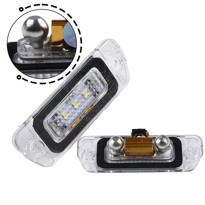 LED плафони за заден номер Mercedes W164 X164 W251 (Canbus).Супер ярки