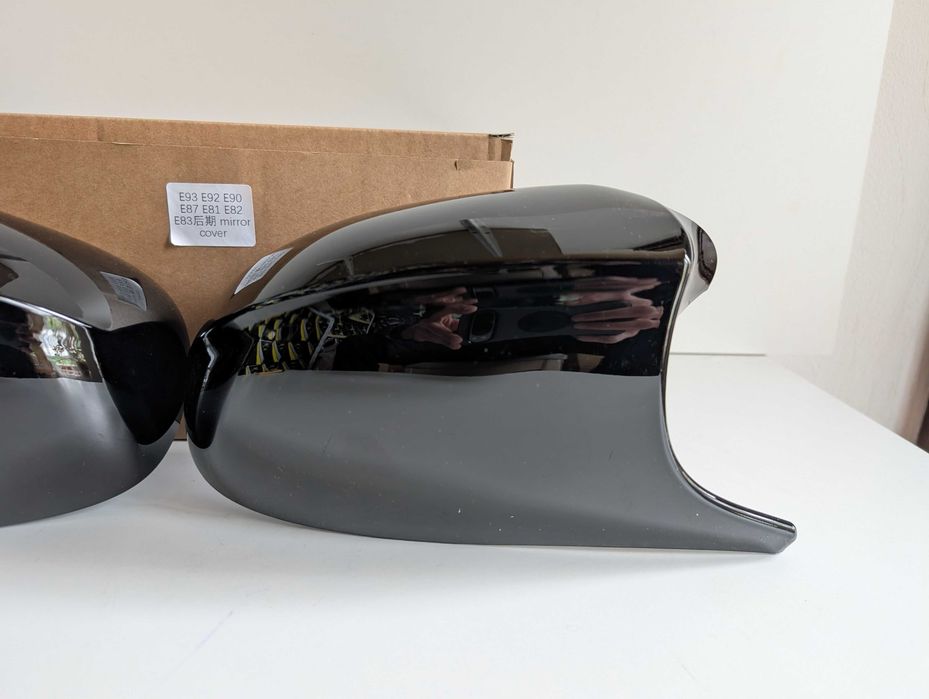 Капаци огледала BMW Е90 2005-2008 черни БМВ