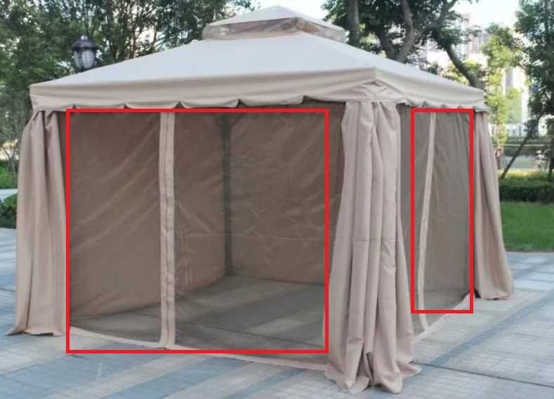 Москитная сетка (занавесь) для шатров (шатер)