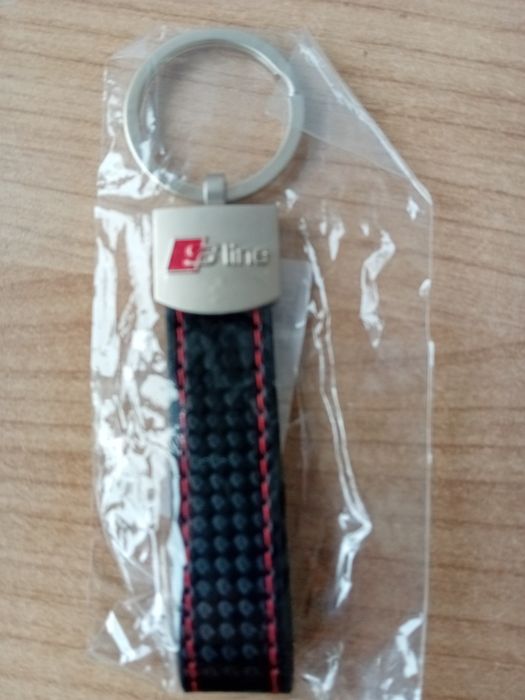 Breloc nou audi sline s line metal piele elegant office business smart