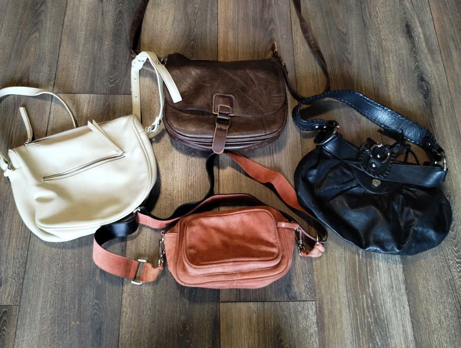 Дамски чанти от естествена кожа.